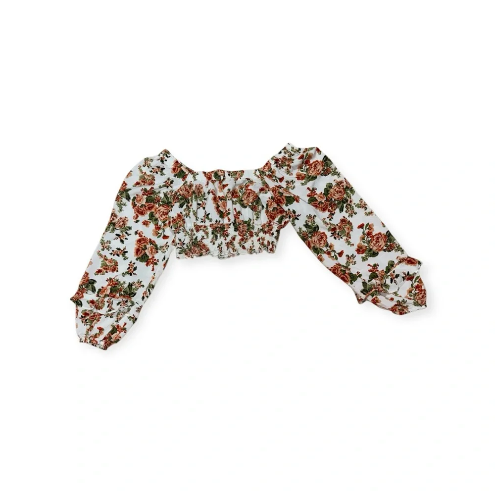 Altar’d State Floral Off-Shoulder Blouse Small - Picture 2 of 4